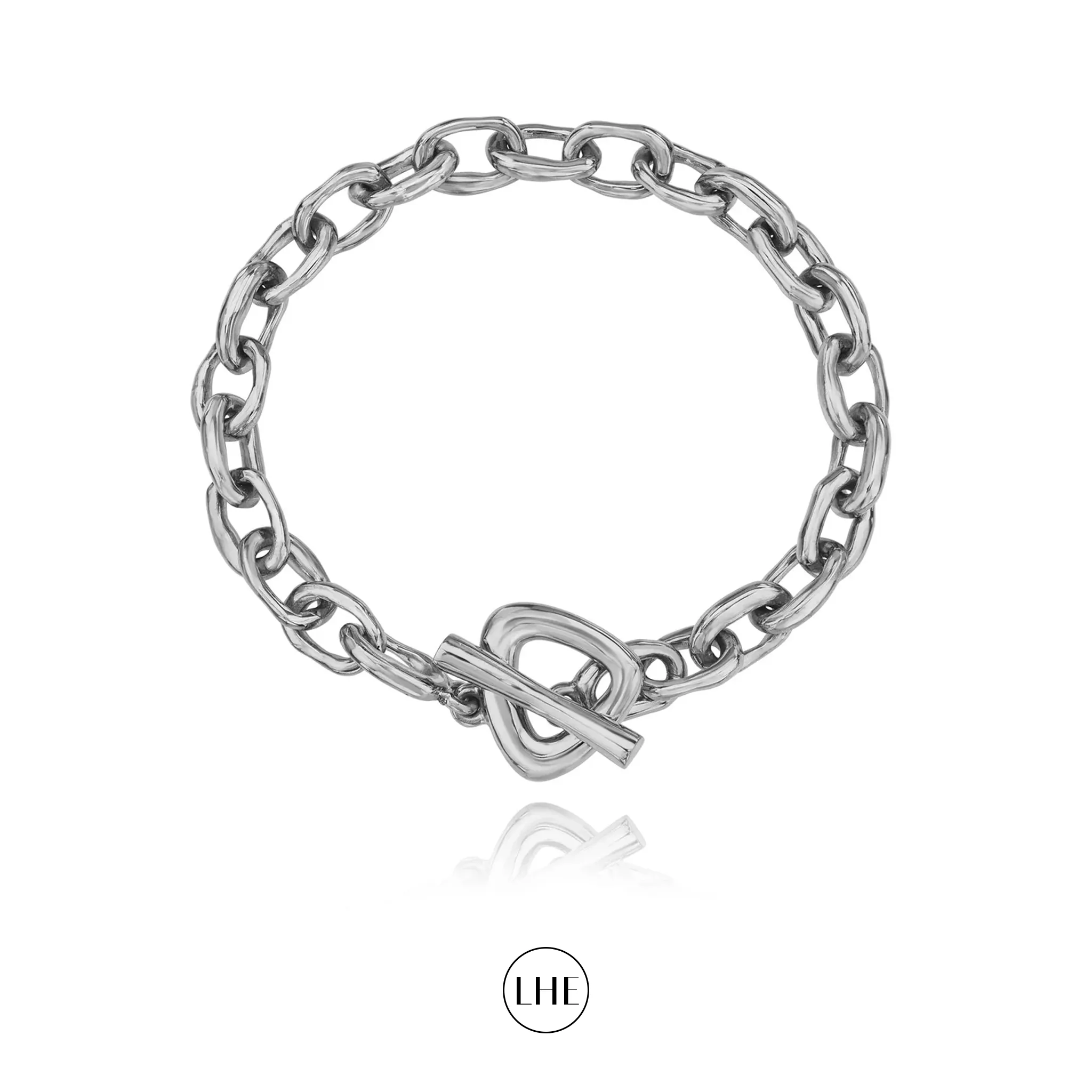 Atlantis Chain Bracelet with Trillion Toggle