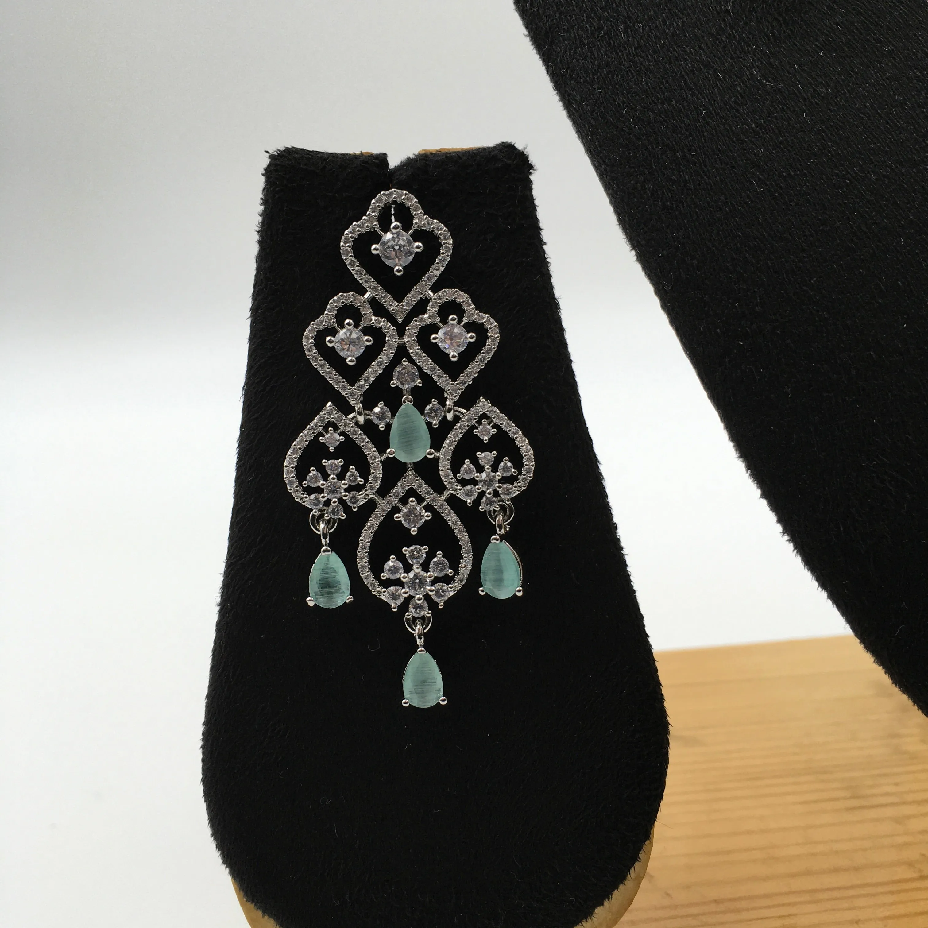 Choker Zircon/AD Necklace Set 4157-69