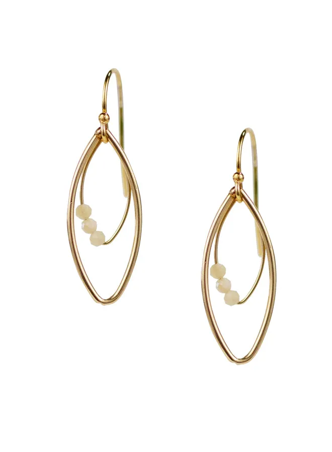 Circuit Earrings - Marquise