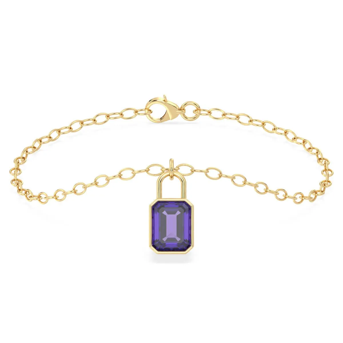 Classic Amethyst Link Bracelet