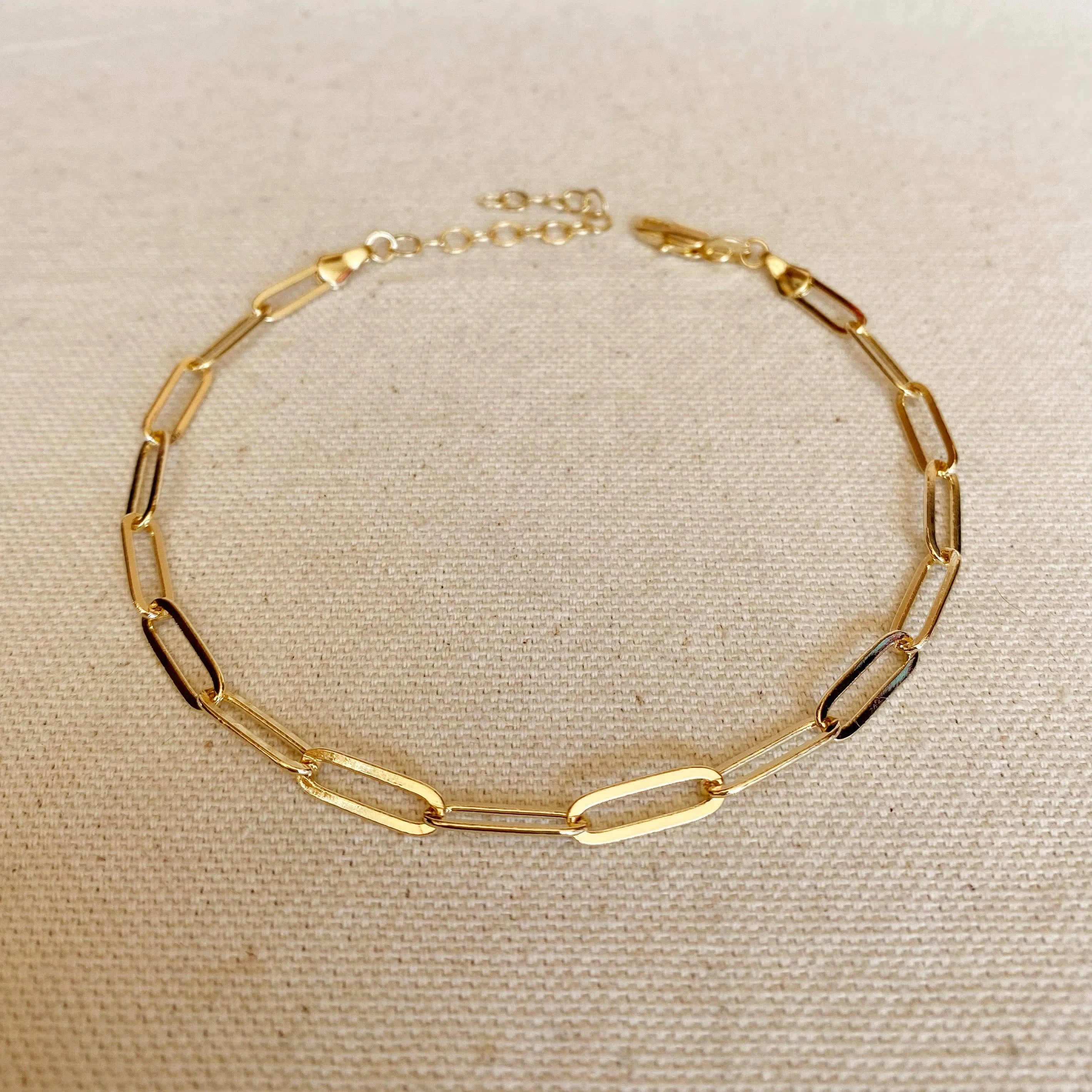 Classic Paperclip Chain Bracelet