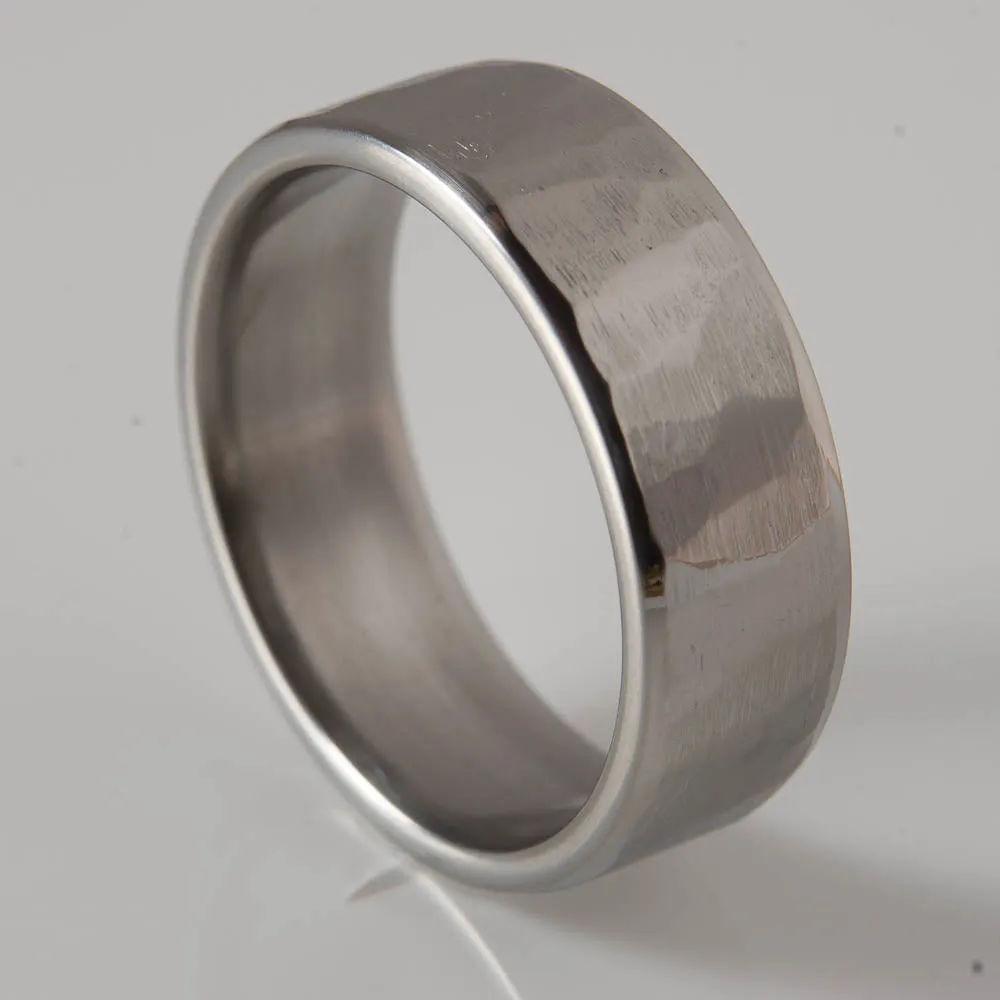 Gravity- titanium 8mm mens wedding band