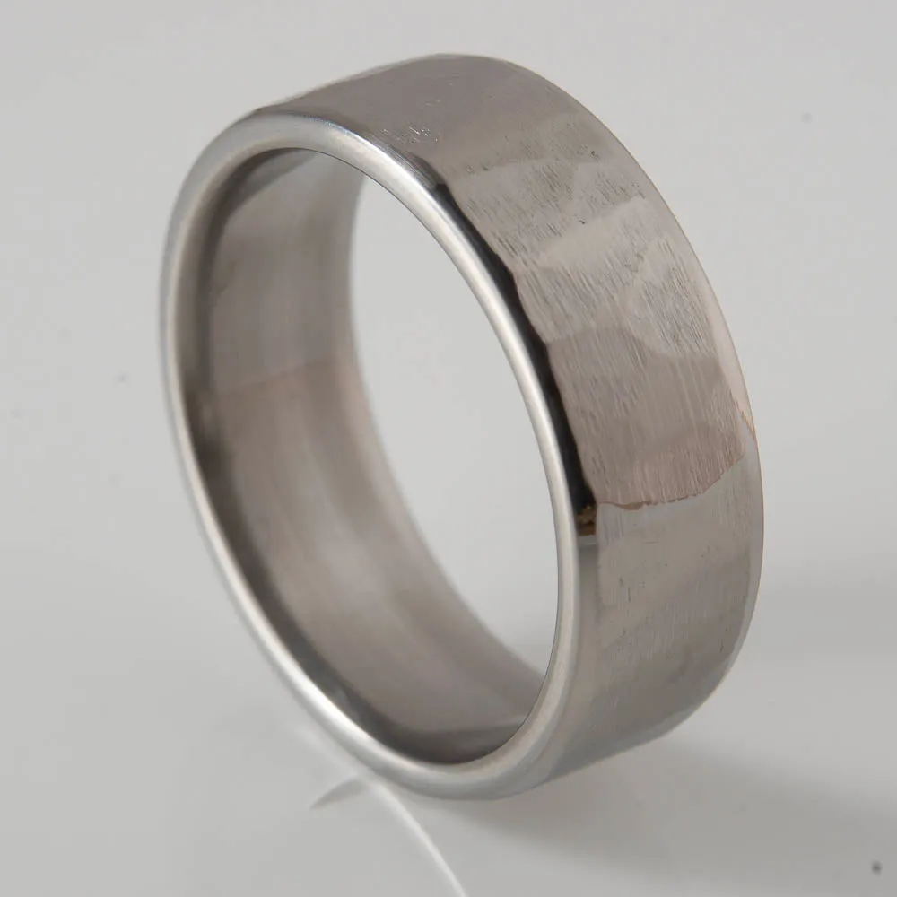 Gravity- titanium 8mm mens wedding band