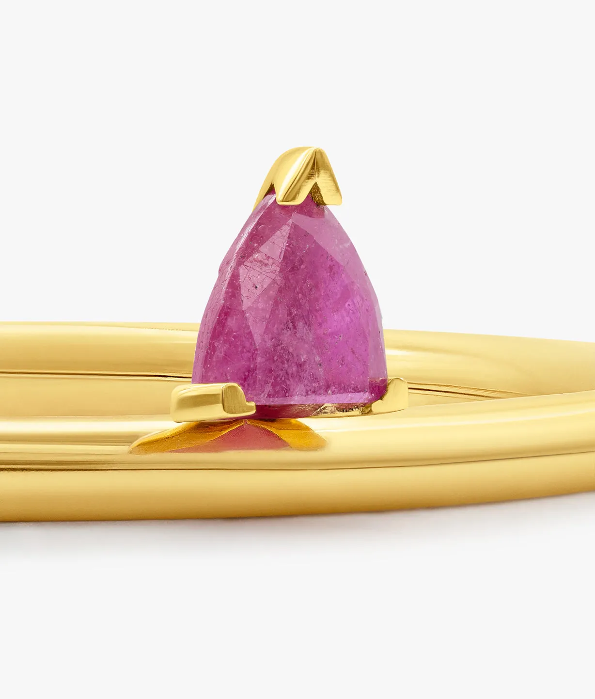 Half Cut Treated Ruby Bracelet