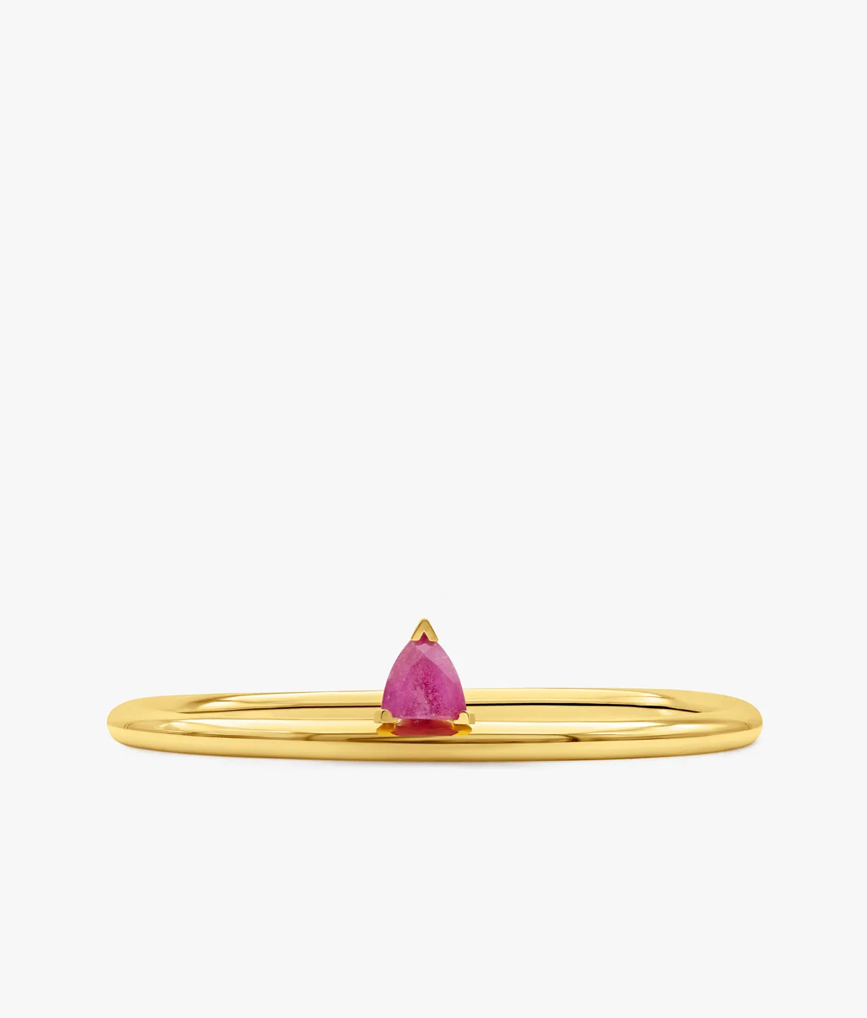 Half Cut Treated Ruby Bracelet