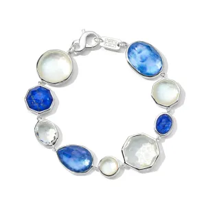 IPPOLITA Sterling Silver Large Flexible Bracelet in Corsica - ROCK CANDY