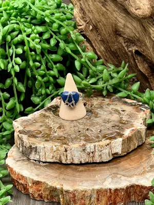 Lapis Lazuli Heart Ring