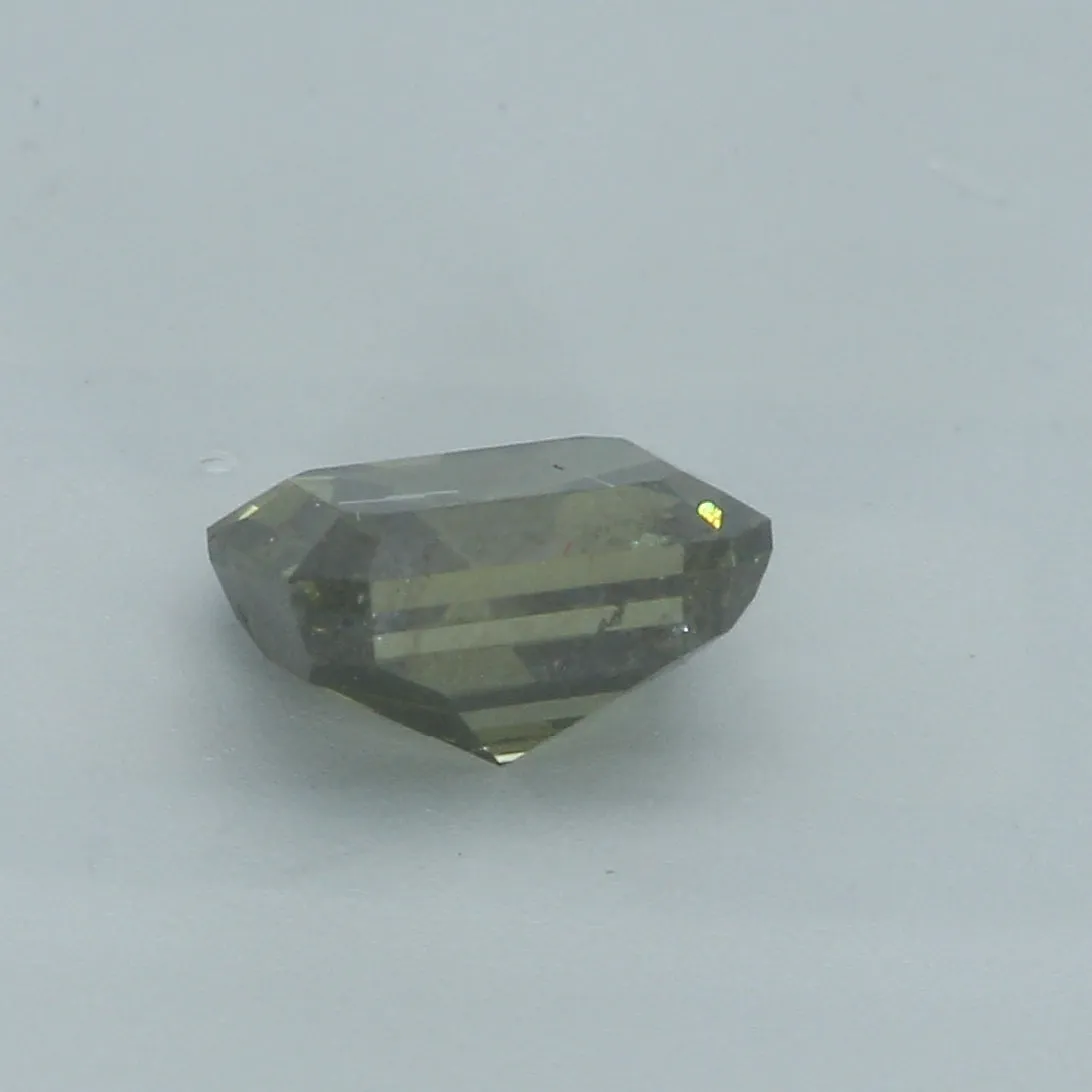 Loose Natural 1.07ct radiant Green Diamond