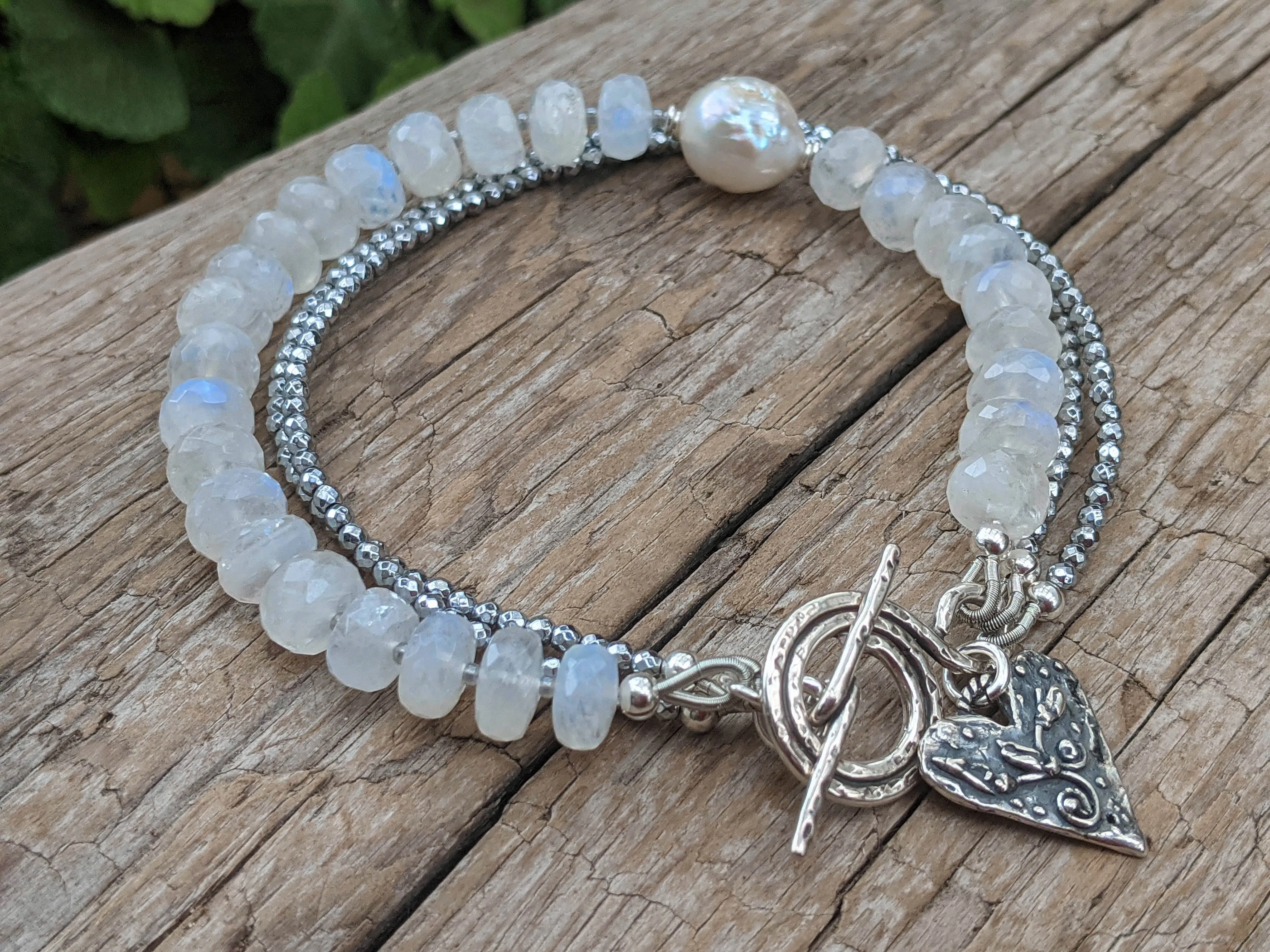 Moonstone Multi Strand Bracelet