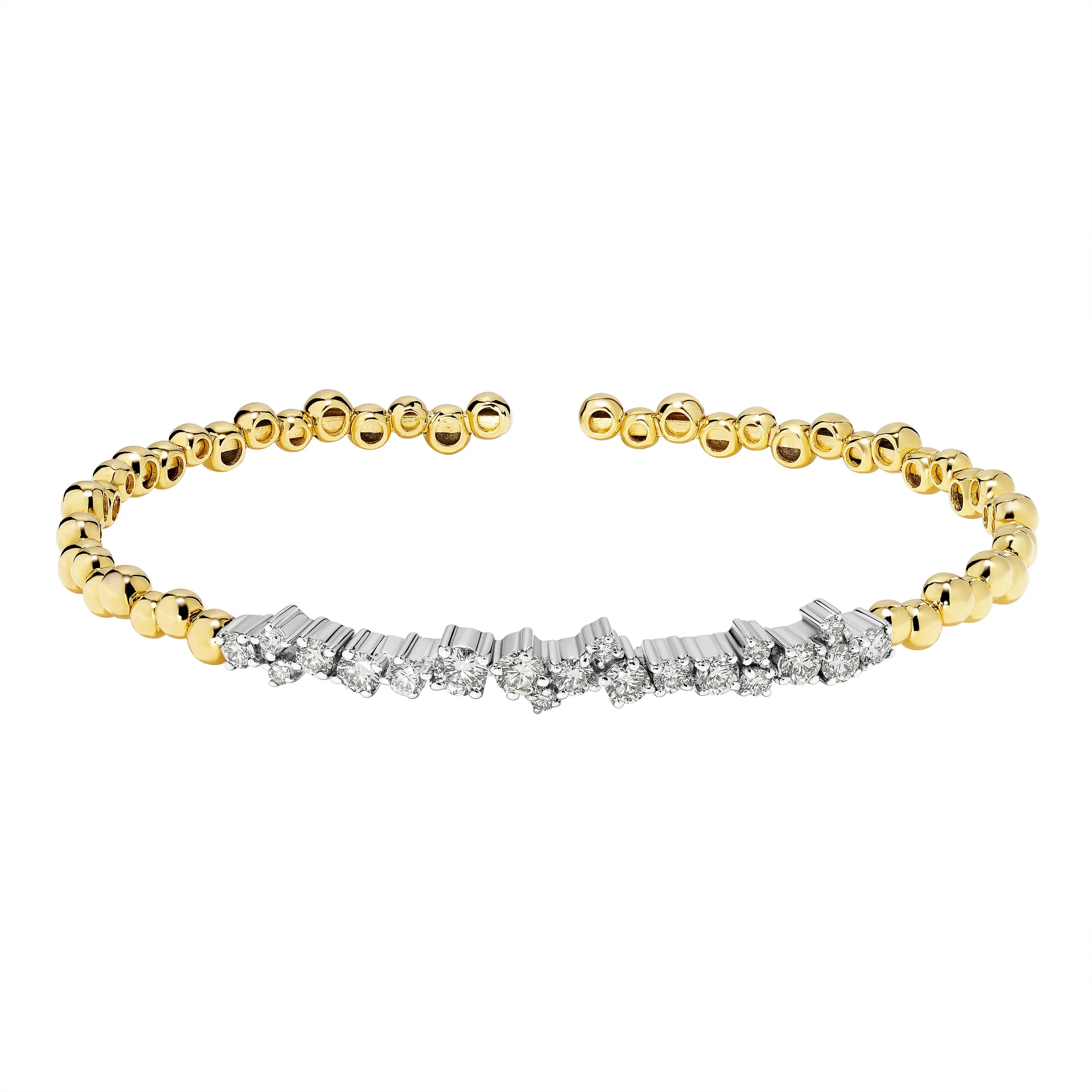 Radiant Circle Twist Bangle