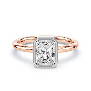 Radiant Cut Bezel Ring