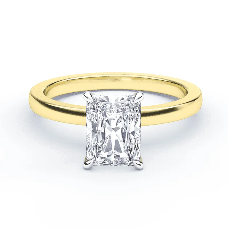 Radiant Cut Low Profile Hidden Halo