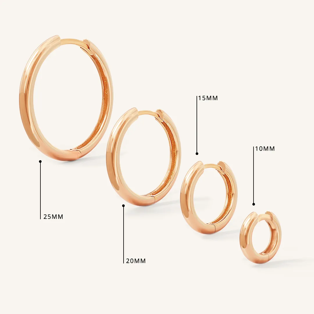 Radiant Plain Hoops