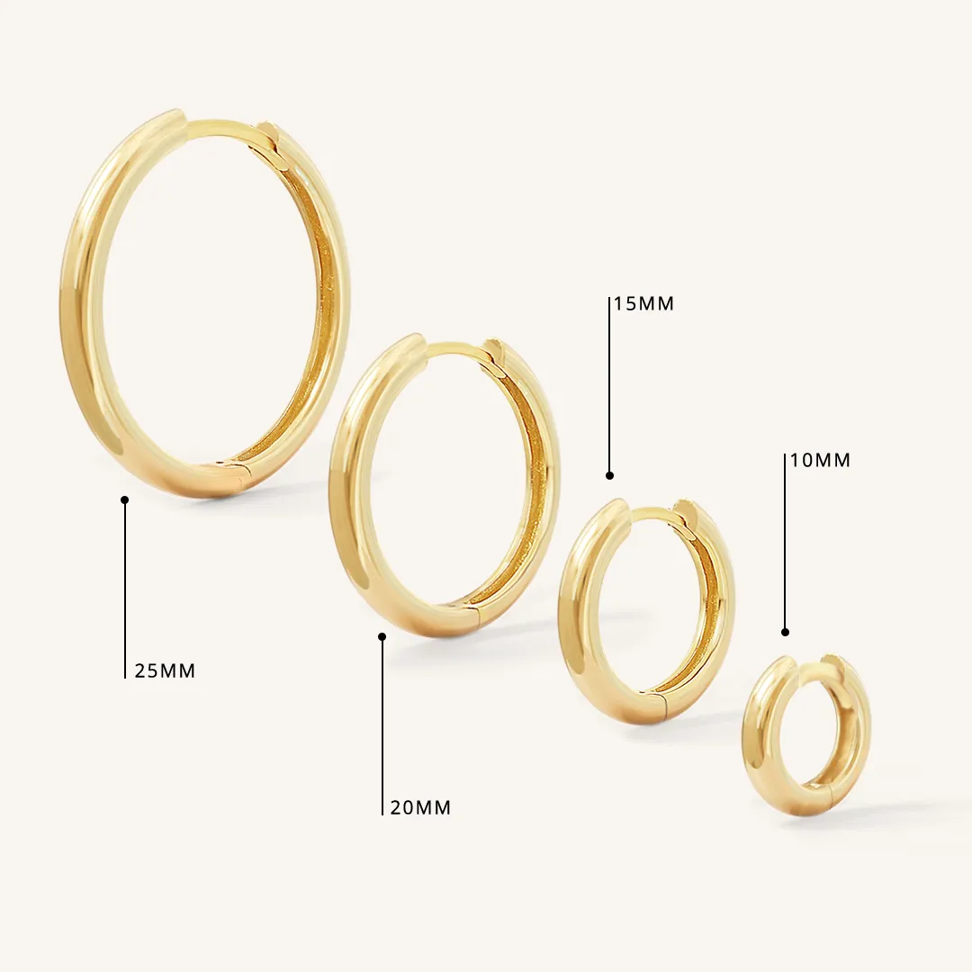 Radiant Plain Hoops