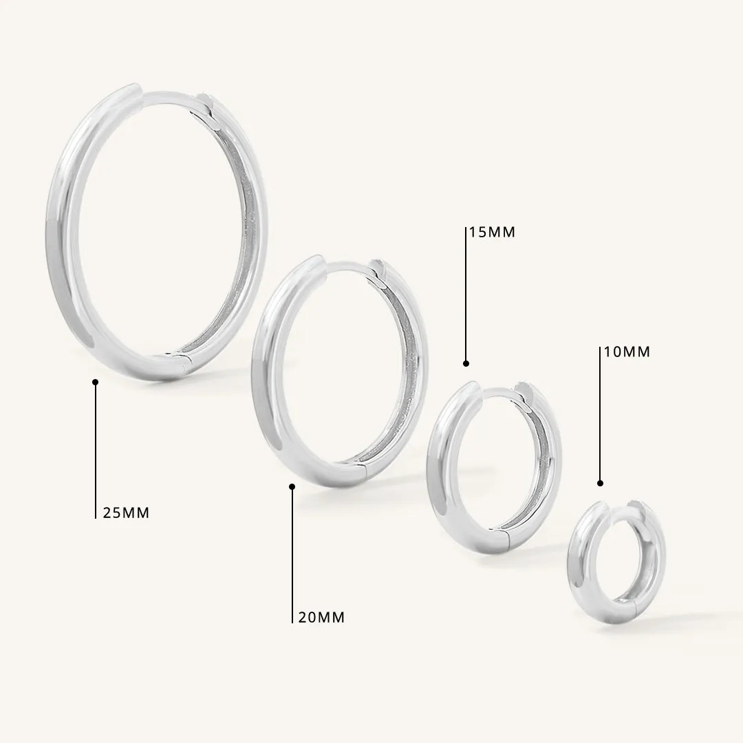 Radiant Plain Hoops