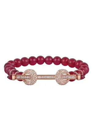 Ruby Diamond Chakra Bracelet