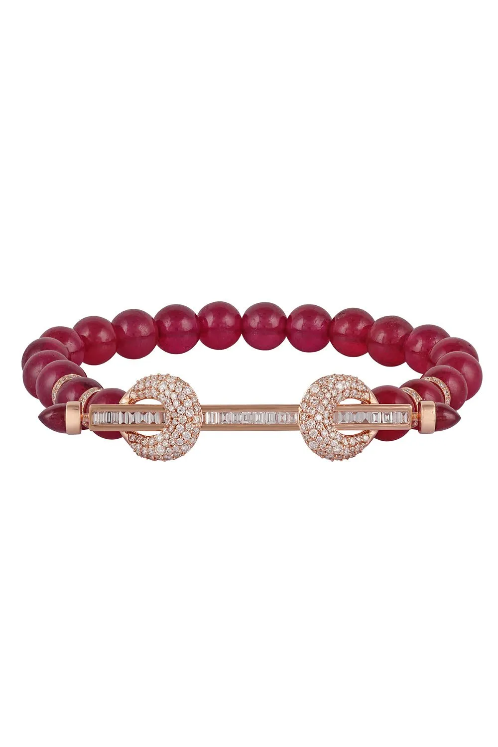 Ruby Diamond Chakra Bracelet