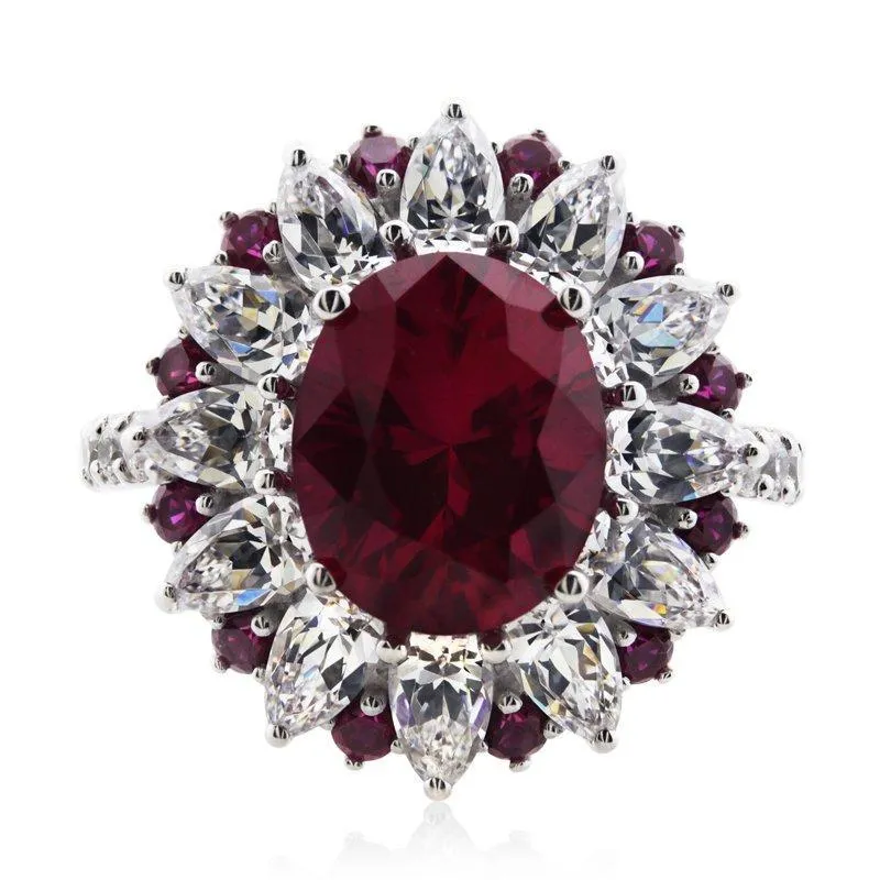 Scarlet Oval Cluster