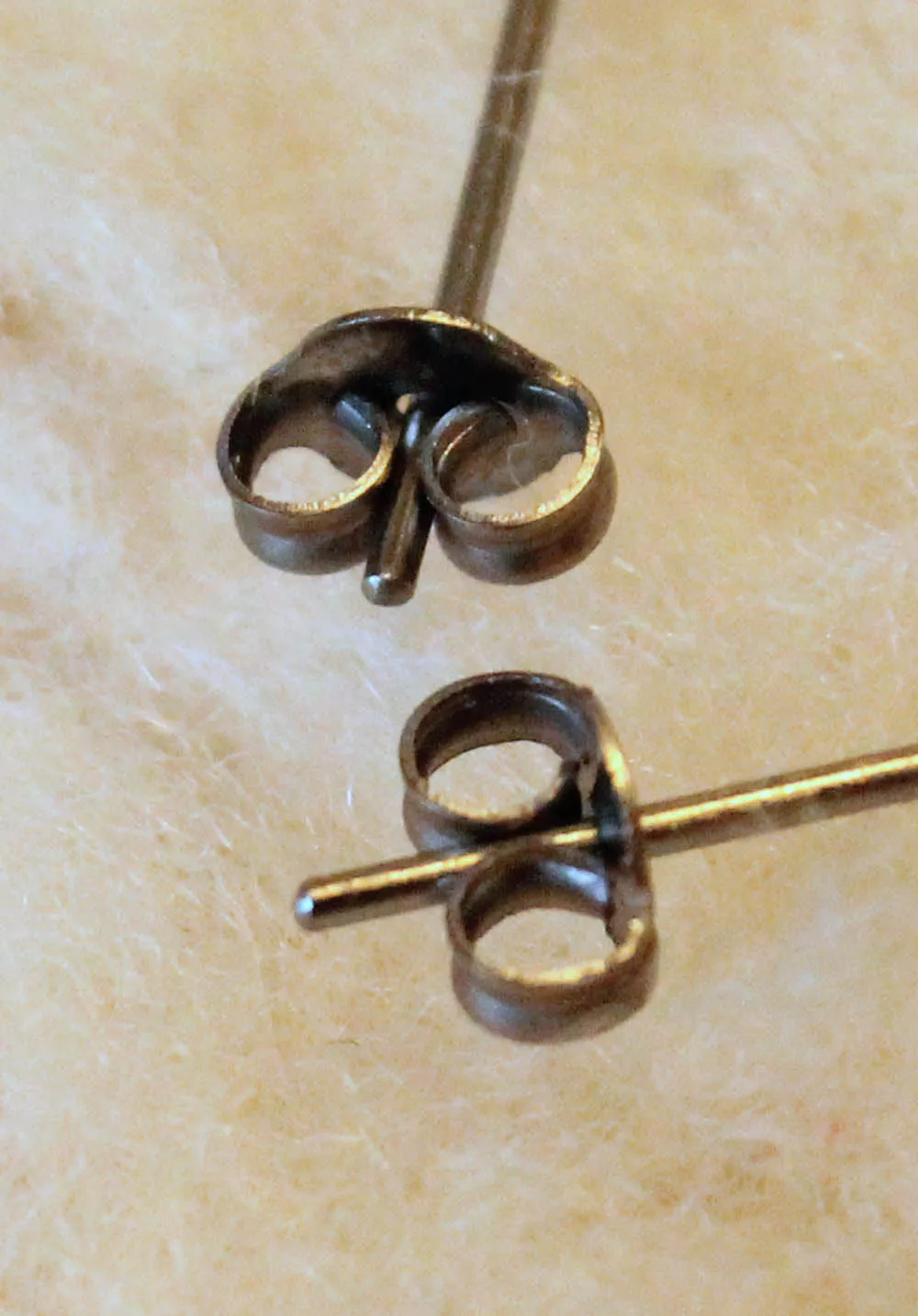 Turquoise Bezel Gemstone (Titanium or Niobium Studs for sensitive ears)